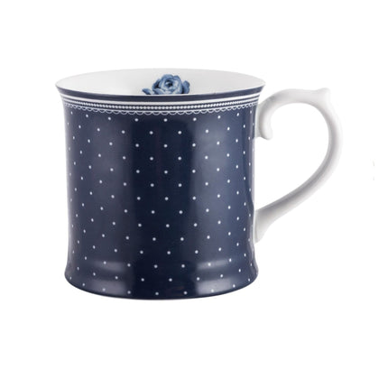 KATIE ALICE VINTAGE INDIGO SPOT TANKARD MUG