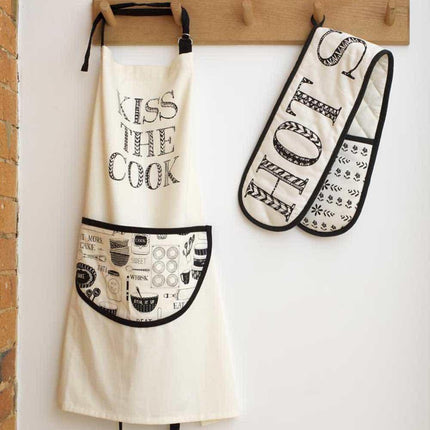 طقم مطبخ مريول و قفاز فرن من كريتيف توبس