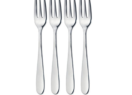 MASTERCLASS SOLID STAINLESS STEEL SET OF 4 PASTRY FORKS