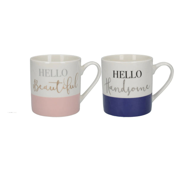 CREATIVE TOPS AVA &amp; I HIS AND HERS SET OF 2 CAN MUGS