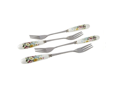 KATIE ALICE ENGLISH GARDEN SET OF 4 PASTRY FORKS
