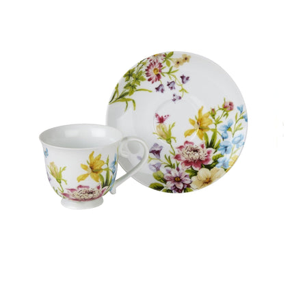 كوب شاي وصحن حديقة إنجليزي من كاتي أليس