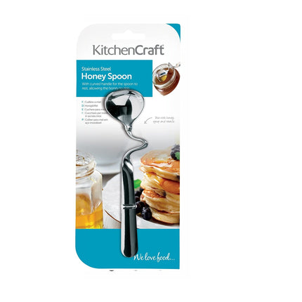 KITCHENCRAFT STAINLESS STEEL NO MESS HONEY SPOON