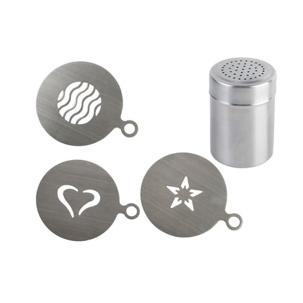 LA CAFETIERE SET OF 3 STENCIL AND SHAKERS