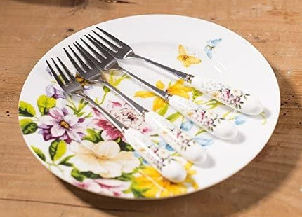 KATIE ALICE ENGLISH GARDEN SET OF 4 PASTRY FORKS