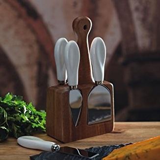 ART CHEESE KNIFE SET OF 5 S/STEEL