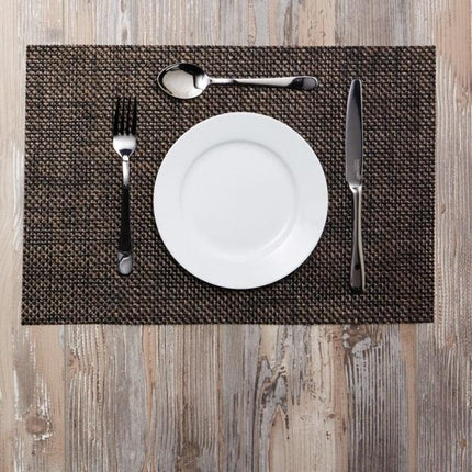 KITCHENCRAFT WOVEN PLACEMAT - METALLIC BRONZE