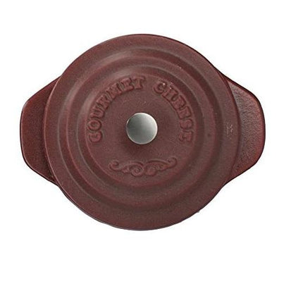 CREATIVE TOPS GOURMET CHEESE CAST IRON BAKER RED