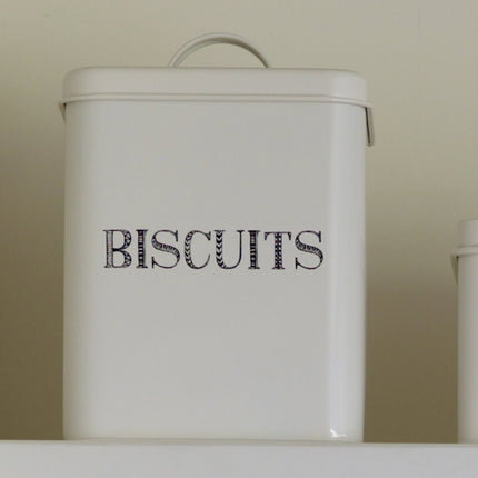CREATIVE TOPS STIR IT UP BISCUITS STORAGE TIN WHITE