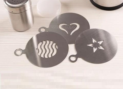 LA CAFETIERE SET OF 3 STENCIL AND SHAKERS
