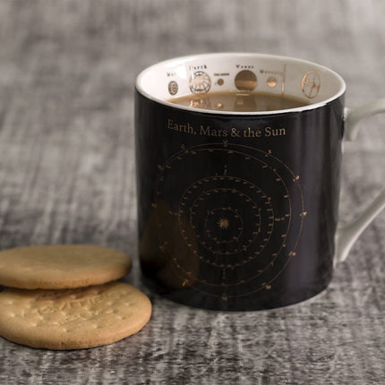 CREATIVE TOPS BLACK ASTRONOMY CAN MUG (β)