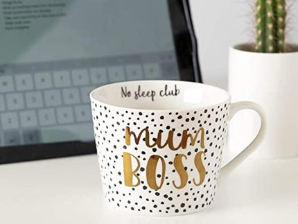 CREATIVE TOPS C000257 AVA & I MUG WITH 'MUM BOSS' DESIGN, CERAMIC