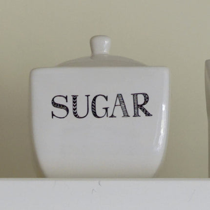 CREATIVE TOPS STIR IT UP SUGAR BOWL WHITE