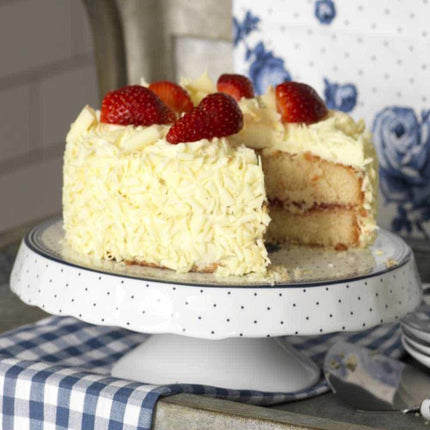 KATIE ALICE VINTAGE INDIGO CAKE PEDESTAL