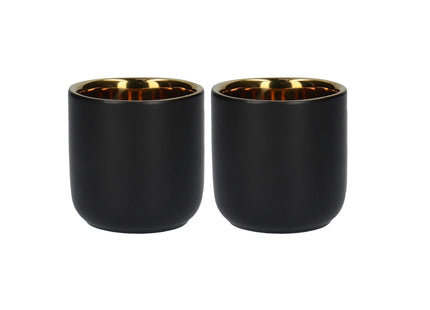 LA CAFETIERE EDITED SET OF 2 110ML DOUBLE WALLED MUGS