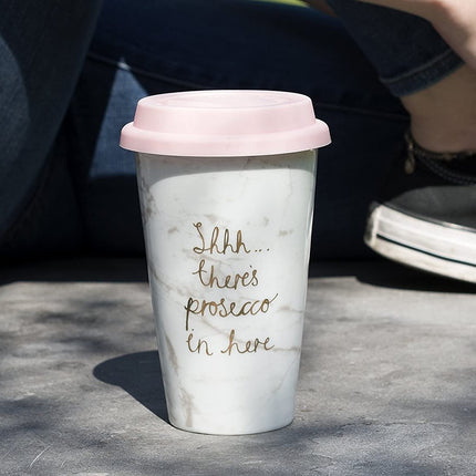 CREATIVE TOPS AVA & I TRAVEL MUG - SHHH¦THERES PROSECCO IN HERE