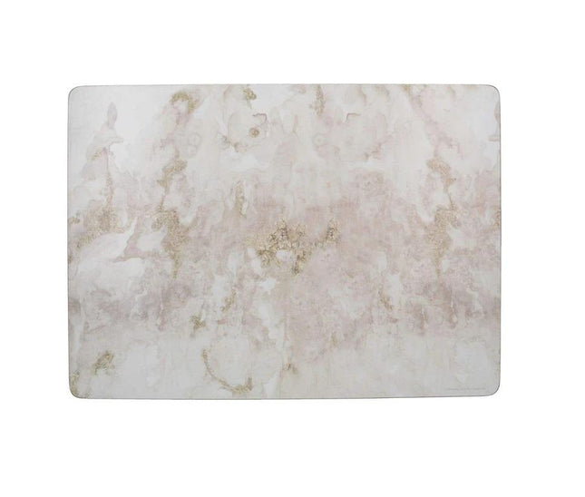 10.5 CM (4") CREATIVE TOPS GREY MARBLE PACK OF 6 PREMIUM PLACEMATS