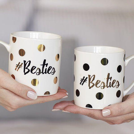CREATIVE TOPS AVA & I SET OF 2 CAN MUGS BESTIES