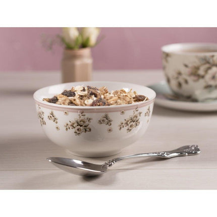 KATIE ALICE ŒCOTTAGE FLOWER� CERAMIC CEREAL BOWL BY CREATIVE TOPS “ 15.2 X 9 CM (6" X 4")