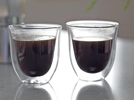 LA CAFETIERE JACK DOUBLE WALL INSULATED ESPRESSO GLASSES 60ML SET OF 4 CA880406