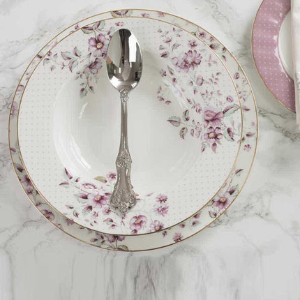 KATIE ALICE DITSY FLORAL SIDE PLATE WHITE