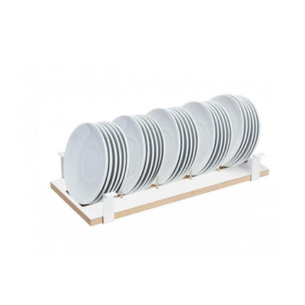 KITCHEN CRAFT PORCELAIN PLAIN WHITE ESPRESSO SAUCER 13CM