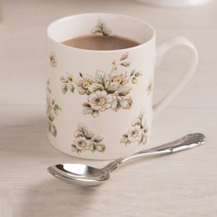 KATIE ALICE COTTAGE FLOWER CAN MUG CREAM