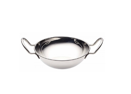 KITCHEN CRAFT INDIAN STAINLESS STEEL SMALL BALTI DISH