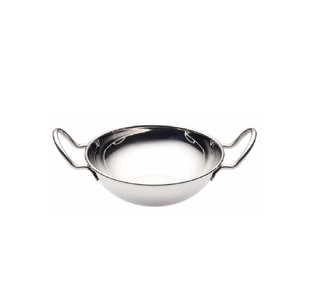 KITCHEN CRAFT INDIAN STAINLESS STEEL SMALL BALTI DISH