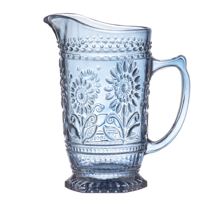 SUNFLOWER BLUE JUG