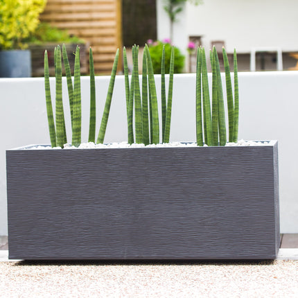 قوار نباتات رمادي 98 لتر 99.5*39.5*43 سم