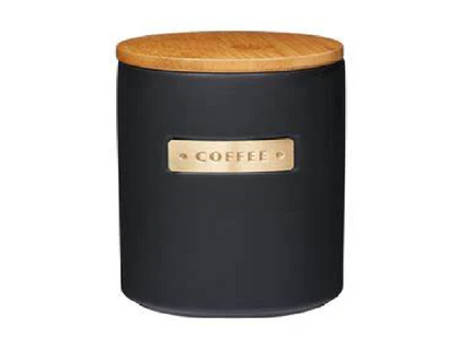 COFFEE CANISTER MATT BLACK