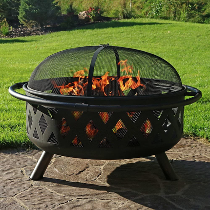 35 IN. FOUR SEASONS COURTYARD ROUND FIRE PIT