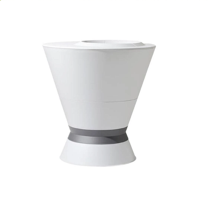 قوار نباتات كبير أبيض 105 لتر 76 *76* 76.3 سم