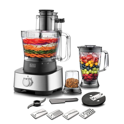 Black & Decker Glass Blender 600 Watt Black/Silver – Mega Hardware