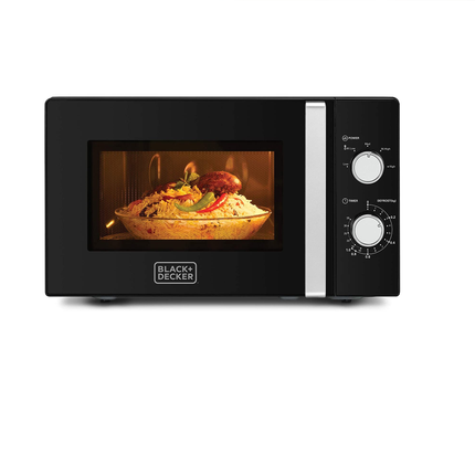 Black &amp; Decker 700W 20L Microwave Oven with Defrost Function 