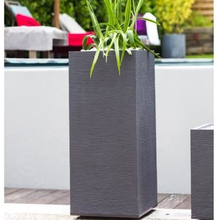 قوار نباتات إيدا - رمادي 31 لتر 39.5*39.5.5*80 سم