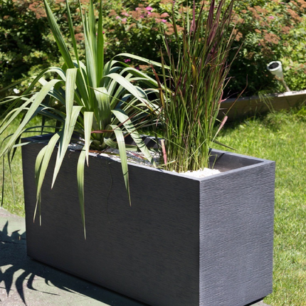 قوار نباتات إيدا دائري - رمادي 116 لتر 99.5*39.5*60 سم