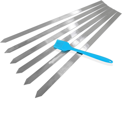 Iron grill skewers 60 cm 1 piece
