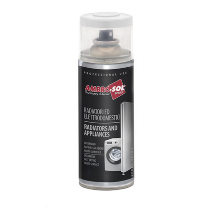 AMBRO 400ML GLOSS WHITE SPRAY PAINT 