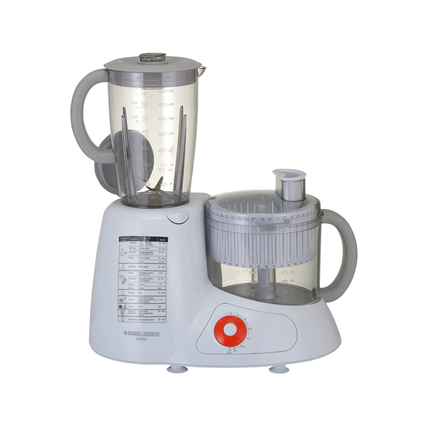 BLACK & DECKER 1000W 27 FUNCTIONS FOOD PROCESSOR, WHITE - FX1000-B5
