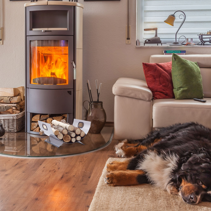 سلة حطب ستانليس ستيل 37 * 33 سم