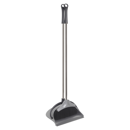APEX 2PCS SET BROOM & FOLDABLE DUSTPAN 