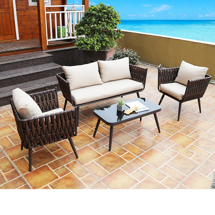 LUXURY GARDEN SEATING SET - 4 PIECES