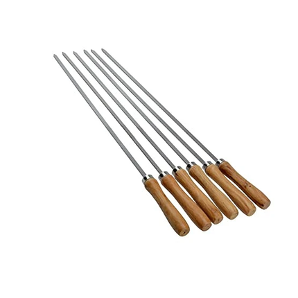 Grilled meat skewer / 12 wooden handles 