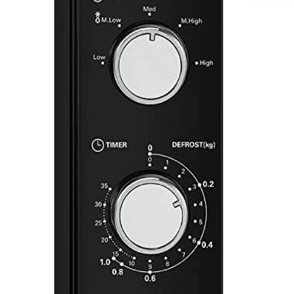 Black &amp; Decker 700W 20L Microwave Oven with Defrost Function 