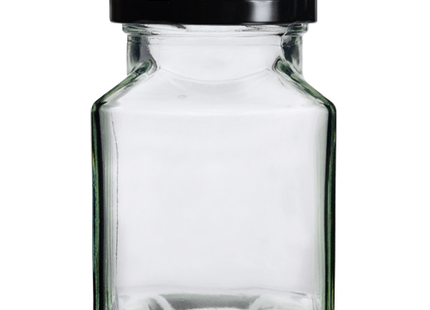 150ml square glass jar