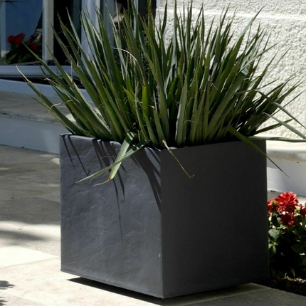 قوار نباتات إيدا - رمادي 31 لتر 39.5*39.5*43.5 سم