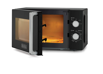 Black &amp; Decker 700W 20L Microwave Oven with Defrost Function 