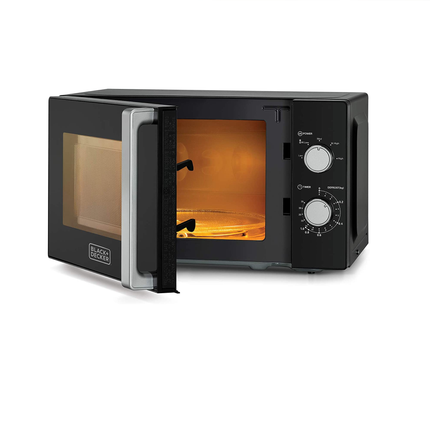 Black &amp; Decker 700W 20L Microwave Oven with Defrost Function 